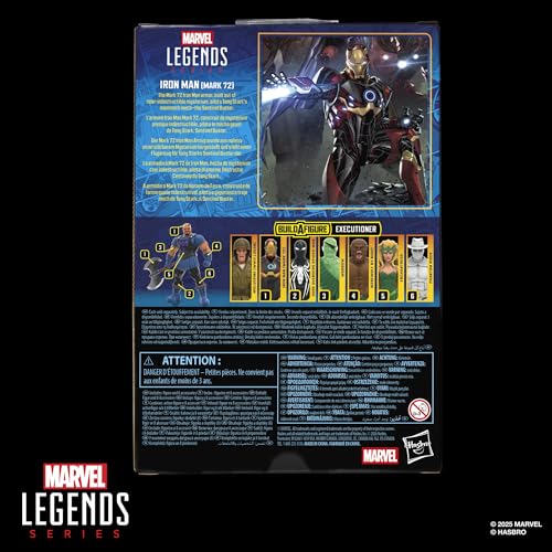 MARVEL LEGENDS SERIES IRON MAN MARK 72 IRON MAN COMICS COLECCIONABLE FIGURA DE ACCIÓN ESCALA DE 6 PULGADAS - 4