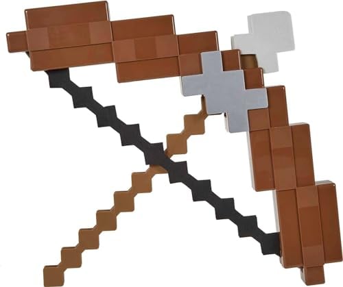 MATTEL JUGUETES DE MINECRAFT CONJUNTO DEFINITIVO DE ARCO Y FLECHA CON SONIDOS ACCESORIO DE TAMAÑO INFANTIL PARA JUEGOS - 1