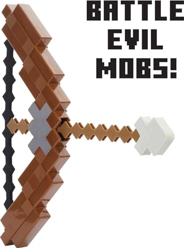 MATTEL JUGUETES DE MINECRAFT CONJUNTO DEFINITIVO DE ARCO Y FLECHA CON SONIDOS ACCESORIO DE TAMAÑO INFANTIL PARA JUEGOS - 5