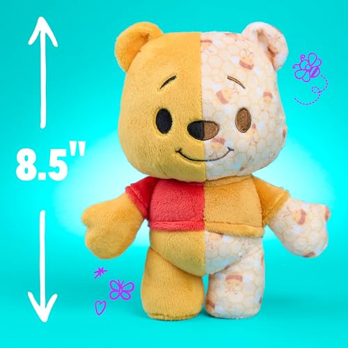 HAPPY HAUL DISNEY WINNIE THE POOH REMIXD JUGUETE DE PELUCHE COLECCIONABLE CAÍDA CORTA BITONOS TELAS ESTAMPADAS 85 PULGADAS - 3