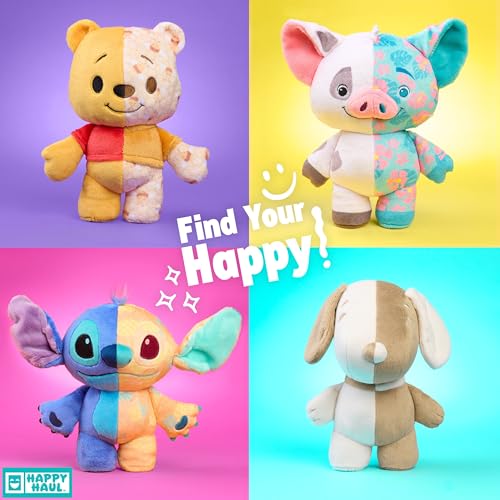 HAPPY HAUL DISNEY WINNIE THE POOH REMIXD JUGUETE DE PELUCHE COLECCIONABLE CAÍDA CORTA BITONOS TELAS ESTAMPADAS 85 PULGADAS - 4