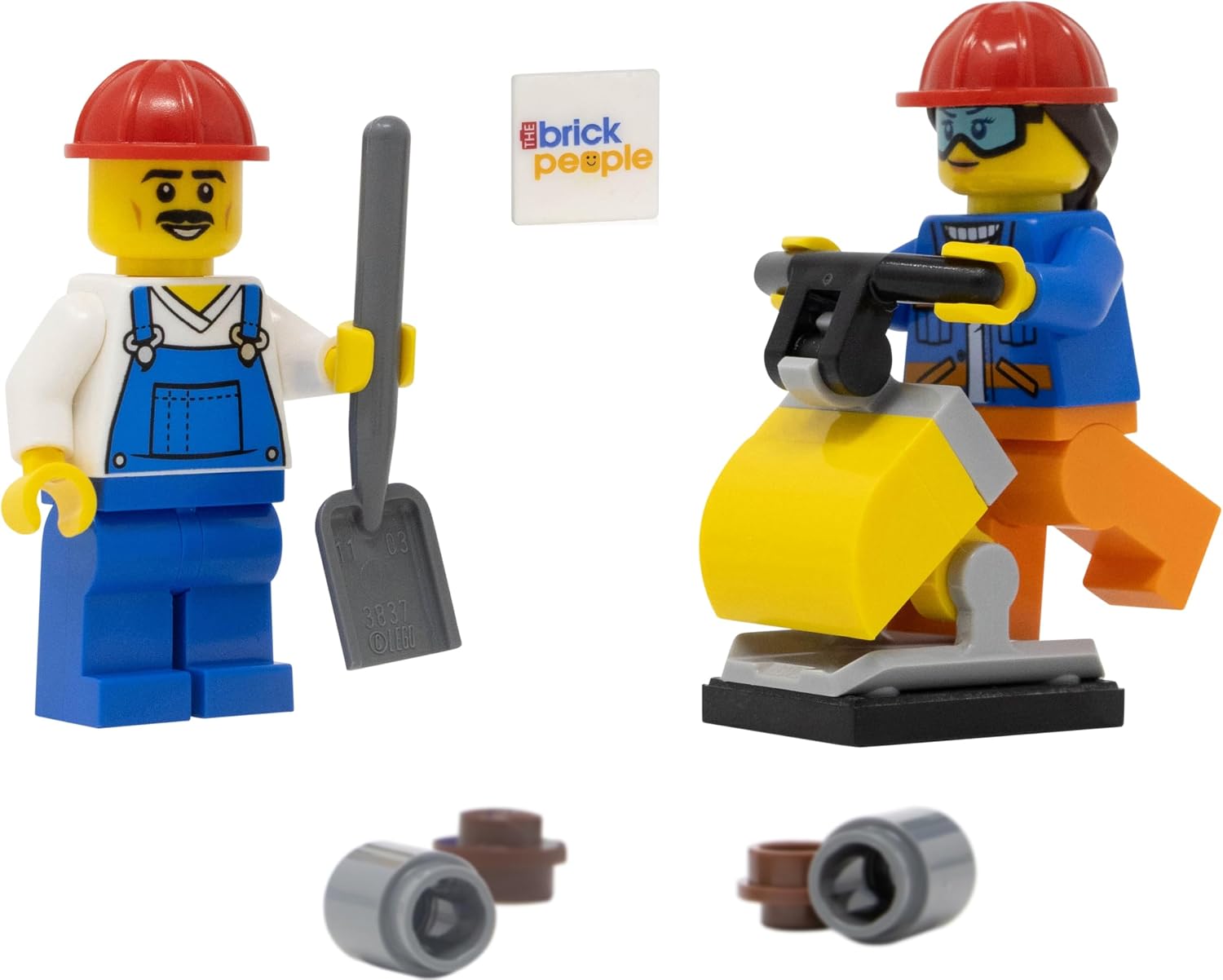 LEGO CIUDAD: EQUIPO DE CONSTRUCTORES DE CONSTRUCCIÓN CON MINIFIGURAS DE TAMPER Y HERRAMIENTAS - 1