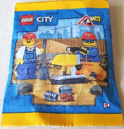 LEGO CIUDAD: EQUIPO DE CONSTRUCTORES DE CONSTRUCCIÓN CON MINIFIGURAS DE TAMPER Y HERRAMIENTAS - 2