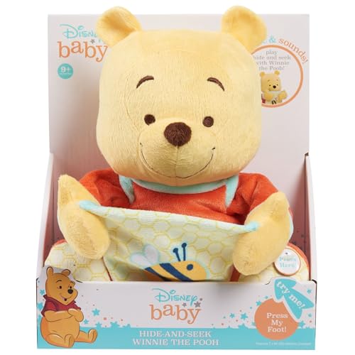 DISNEY JUST PLAY PELUCHE INTERACTIVO DE WINNIE THE POOH JUGUETES PARA NIÑOS A PARTIR DE 09 MESES - 5