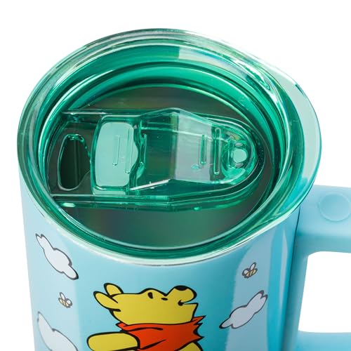 SILVER BUFFALO DISNEY WINNIE THE POOH HUNNY TAZA DE VIAJE DE ACERO INOXIDABLE DE DOBLE PARED CON ASA 15 ONZAS - 4