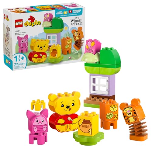 LEGO DUPLO DISNEY JUEGO DE CONSTRUCCIÓN DE LA FIESTA DE CUMPLEAÑOS DE WINNIE THE POOH JUGUETE PARA BEBÉS DE 18 MESES - 1