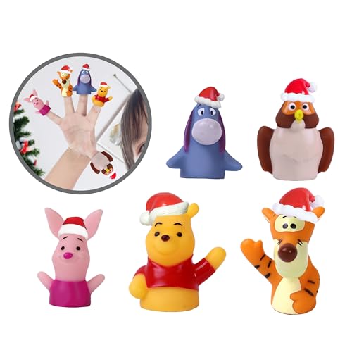 DISNEY HOLIDAY WINNIE THE POOH JUGUETES DE BAÑO CONJUNTO DE VALOR DE BAÑO DE 11 PIEZAS JUGUETES DE BAÑO MARIONETAS DE DEDOS - 2