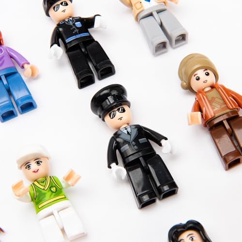 ICYHIT 50 PCS MINIFIGURAS ALEATORIAS JUGUETE DE MINI FIGURA PERSONAS MINIFIG DE CONSTRUCCIÓN PAQUETE MISTERIOSO 50 - 6