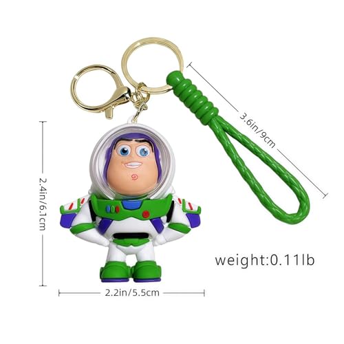 LLAVERO DE DIBUJOS ANIMADOS PARA TOY THEME STORY 8 UNIDADES LINDOS LLAVEROS ACCESORIOS LLAVERO PULSERA DIJES PARA COCHE - 4