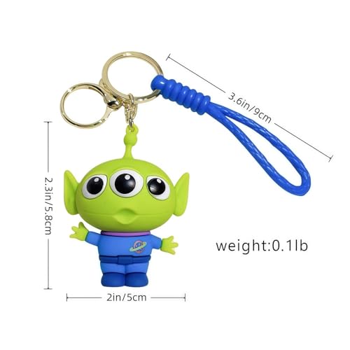 LLAVERO DE DIBUJOS ANIMADOS PARA TOY THEME STORY 8 UNIDADES LINDOS LLAVEROS ACCESORIOS LLAVERO PULSERA DIJES PARA COCHE - 5