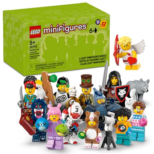 LEGO MINIFIGURES SERIE 27 PAQUETE DE 6 MULTIPAQUETE DE FIGURAS COLECCIONABLES PARA NIÑOS NIÑOS Y NIÑAS EDADES 5 CAJA CIEGA - 1