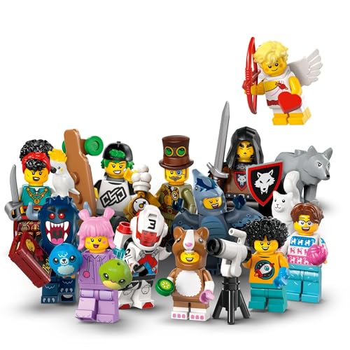 LEGO MINIFIGURES SERIE 27 PAQUETE DE 6 MULTIPAQUETE DE FIGURAS COLECCIONABLES PARA NIÑOS NIÑOS Y NIÑAS EDADES 5 CAJA CIEGA - 6