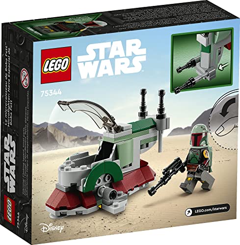 LEGO STAR WARS LA NAVE ESTRELLA DE BOBA FETT MICROFIGHTER 75344 VEHÍCULO DE CONSTRUCCIÓN DE JUGUETE CON ALAS AJUSTABLES - 6