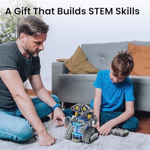 SILLBIRD STEM ROBOT KIT DE CONSTRUCCIÓN CON CONTROL REMOTO REGALOS PARA NIÑOS DE 8 A 14 AÑOS JUGUETE DE CODIFICACIÓN - 2
