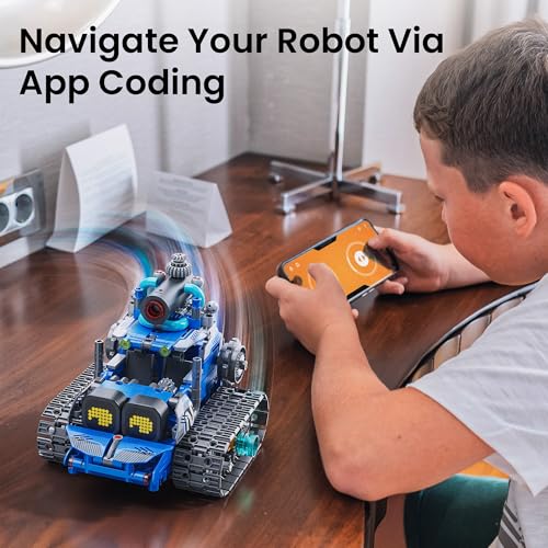 SILLBIRD STEM ROBOT KIT DE CONSTRUCCIÓN CON CONTROL REMOTO REGALOS PARA NIÑOS DE 8 A 14 AÑOS JUGUETE DE CODIFICACIÓN - 6