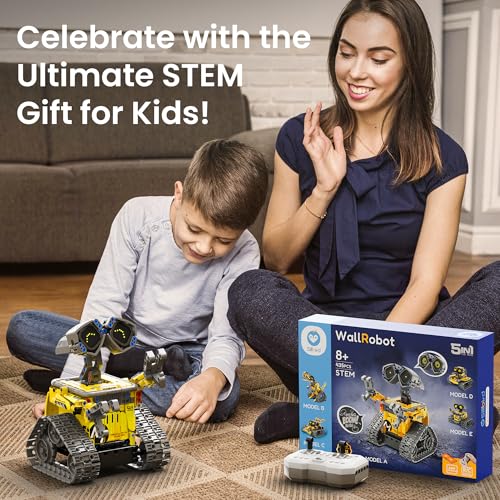 SILLBIRD ROBOT KIT DE CONSTRUCCIÓN CON CONTROL REMOTO PARA NIÑOS DE 8 A 14 AÑOS JUGUETE ROBÓTICO DE CODIFICACIÓN STEM - 2