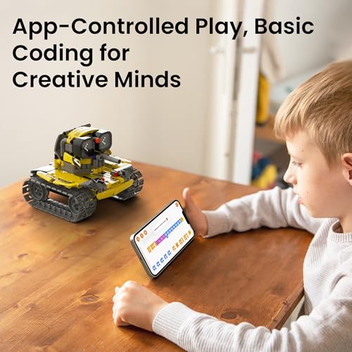 SILLBIRD ROBOT KIT DE CONSTRUCCIÓN CON CONTROL REMOTO PARA NIÑOS DE 8 A 14 AÑOS JUGUETE ROBÓTICO DE CODIFICACIÓN STEM - 5
