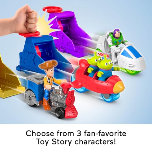 FISHERPRICE IMAGINEXT JUEGO DE LANZADOR CON FIGURAS DE ACCIÓN ALIENÍGENAS DE 3 PULGADAS Y VEHÍCULO DE JUGUETE INSPIRADO - 4