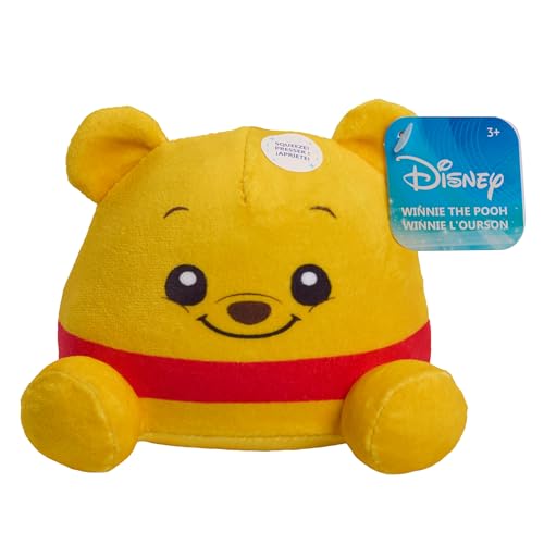 DISNEY JUST PLAY PELUCHE PEQUEÑO CON PESO DE WINNIE THE POOH DE 4 PULGADAS JUGUETES PARA NIÑOS A PARTIR DE 3 AÑOS - 1