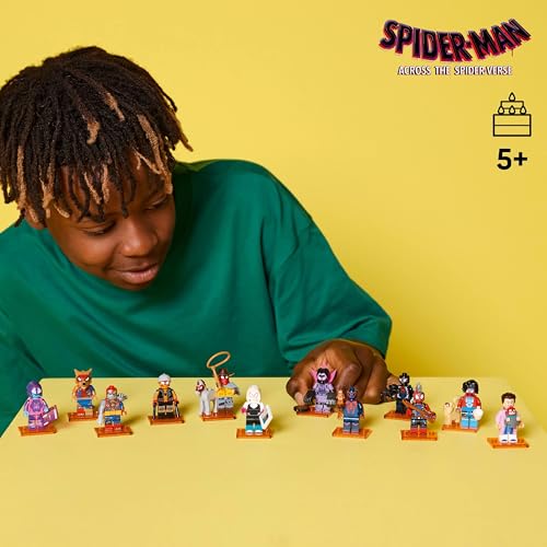 LEGO MINIFIGURES SPIDERMAN ACROSS THE SPIDERVERSE OBTÉN 1 DE 12 JUGUETES COLECCIONABLES CON ACCESORIOS REGALO PARA NIÑOS - 3