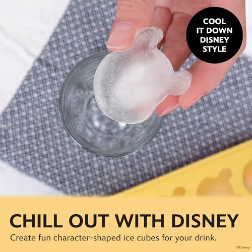 BANDEJA DE CUBITOS DE HIELO DE SILICONA DISNEY POOH PAQUETE DE 2 BANDEJAS DE HIELO PARA CONGELADOR CON DIVERTIDOS MOLDES - 2