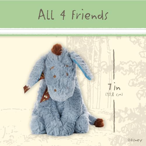 KIDS PREFERRED DISNEY BABY WINNIE THE POOH Y AMIGOS JUEGO DE COLECCIONISTAS DE 4 PIEZAS DE PELUCHES DE ANIMALES DE PELUCHE - 6