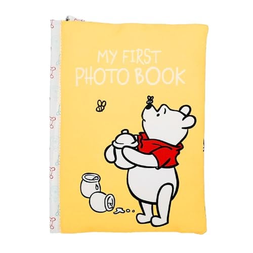 DISNEY WINNIE THE POOH ÁLBUM DE FOTOS CON PÁGINAS SUAVES Y SONIDOS ARRUGADOS PARA BEBÉS Y NIÑOS PEQUEÑOS CON CAPACIDAD - 1