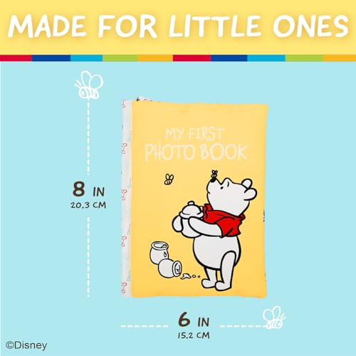 DISNEY WINNIE THE POOH ÁLBUM DE FOTOS CON PÁGINAS SUAVES Y SONIDOS ARRUGADOS PARA BEBÉS Y NIÑOS PEQUEÑOS CON CAPACIDAD - 5