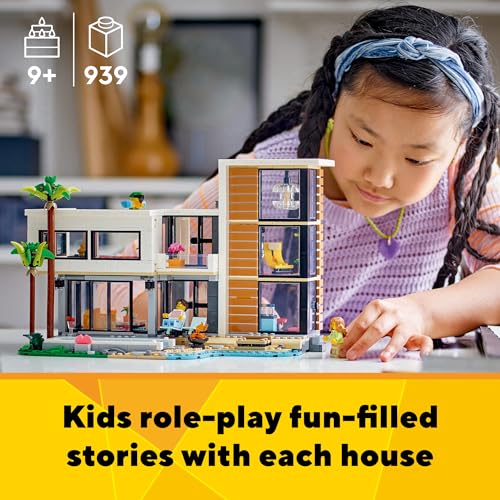 LEGO CREATOR 3 EN 1 CASA DE JUGUETES MODERNA JUEGO DE CONSTRUCCIÓN DE JUGUETES PARA NIÑOS CON 3 OPCIONES DE CONSTRUCCIÓN - 3