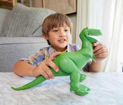 MATTEL DISNEYPIXAR TOY STORY 4 TRUE TALKERS FIGURA REX 78 IN 1981 CM DE ALTURA POSABLE FIGURA DE PERSONAJE PARLANTE - 2