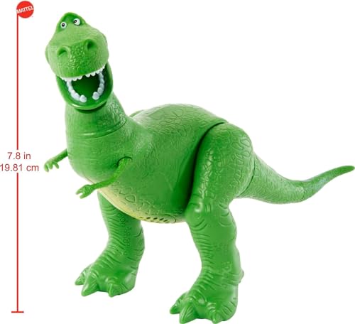 MATTEL DISNEYPIXAR TOY STORY 4 TRUE TALKERS FIGURA REX 78 IN 1981 CM DE ALTURA POSABLE FIGURA DE PERSONAJE PARLANTE - 4