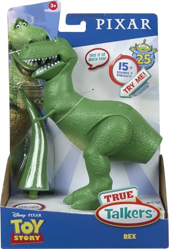 MATTEL DISNEYPIXAR TOY STORY 4 TRUE TALKERS FIGURA REX 78 IN 1981 CM DE ALTURA POSABLE FIGURA DE PERSONAJE PARLANTE - 6
