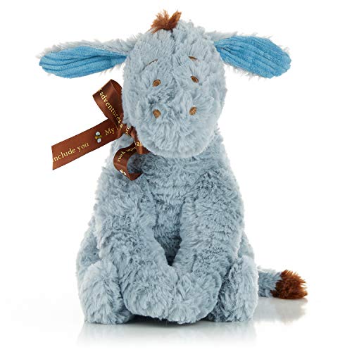 DISNEY BABY CLASSIC WINNIE THE POOH AND FRIENDS ANIMAL DE PELUCHE EEYORE DE 9 PULGADAS 1 UNIDAD PAQUETE DE 1 GRIS MARRÓN AZUL - 1