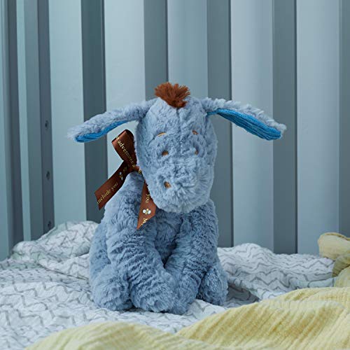 DISNEY BABY CLASSIC WINNIE THE POOH AND FRIENDS ANIMAL DE PELUCHE EEYORE DE 9 PULGADAS 1 UNIDAD PAQUETE DE 1 GRIS MARRÓN AZUL - 5