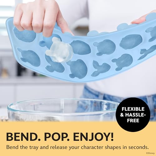 BANDEJAS DE HIELO DE SILICONA DISNEY POOH PAQUETE DE 2 BANDEJAS DE HIELO PARA CONGELADOR CON DIVERTIDOS MOLDES DE POOH - 3