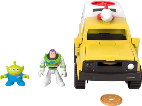 FISHERPRICE IMAGINEXT DISNEY Y PIXAR TOY STORY CAMIONETA DEL PLANETA PIZZA CON FIGURAS DE ACCIÓN DE 3 PULGADAS DE BUZZ - 4