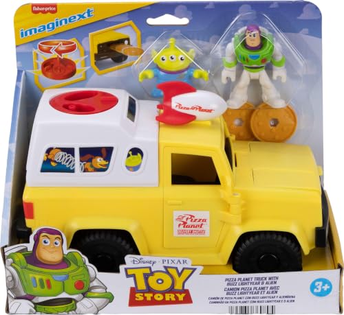 FISHERPRICE IMAGINEXT DISNEY Y PIXAR TOY STORY CAMIONETA DEL PLANETA PIZZA CON FIGURAS DE ACCIÓN DE 3 PULGADAS DE BUZZ - 6