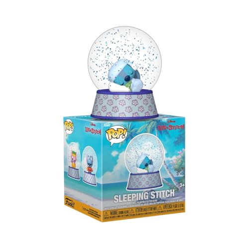 FUNKO POP MINI GLOBO CON PURPURINA STITCH SLEEPING STITCH FIGURA DE VINILO COLECCIONABLE IDEA DE REGALO PRODUCTO OFICIAL - 1