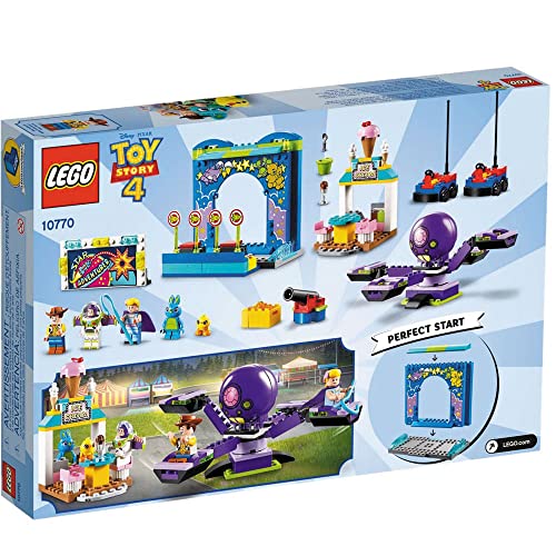 LEGO DISNEY PIXAR TOY STORY 4 BUZZ LIGHTYEAR Y WOODYS CARNIVAL MANIA 10770 KIT DE CONSTRUCCIÓN SET DE JUEGO DE CARNAVAL - 5