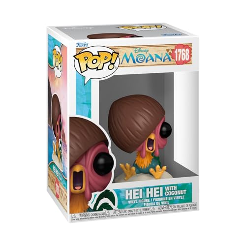 FUNKO POP DISNEY MOANA HEI HEI CON COCO FIGURA DE VINILO COLECCIONABLE IDEA DE REGALO PRODUCTO OFICIAL JUGUETES PARA NIÑOS - 1