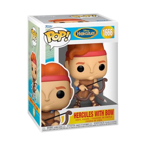 FUNKO POP DISNEY HERCULES HÉRCULES CON LAZO FIGURA DE VINILO COLECCIONABLE IDEA DE REGALO PRODUCTO OFICIAL JUGUETES - 1
