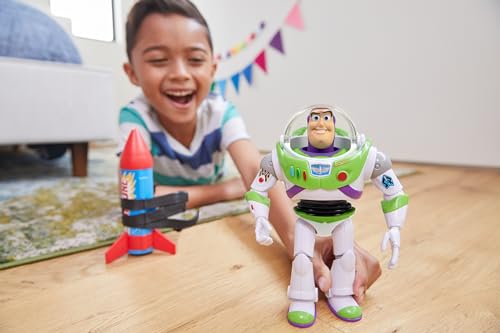 MATTEL DISNEY AND PIXAR TOY STORY FIGURA DE ACCIÓN PARLANTE ROCKET RESCUE BUZZ LIGHTYEAR CON MÁS DE 20 SONIDOS Y FRASES - 2