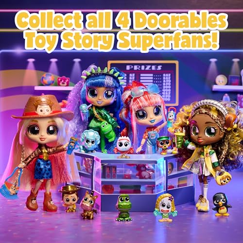 DISNEY DOORABLES ADOORBS TOY STORY SUPERFAN MUÑECA UNBOX 10 MINI ACCESSORIES 2 EXCLUSIVE FIGURES FUN PLAY AREA TOY GIFT FOR - 2