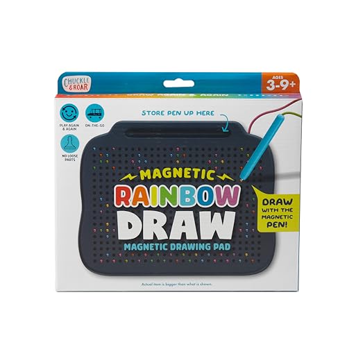TABLERO MAGNÉTICO DE DIBUJO CHUCKLE ROAR EDICIÓN ARCOÍRIS Y PLANTILLAS - 1