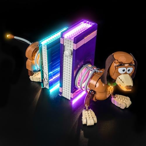 LOCOLEE KIT DE LUCES COMPATIBLE CON LEGO 43301 TOY STORY SLINKY DOG BOOKENDS TODAVÍA SOSTIENE LIBROS ACCESORIOS - 2