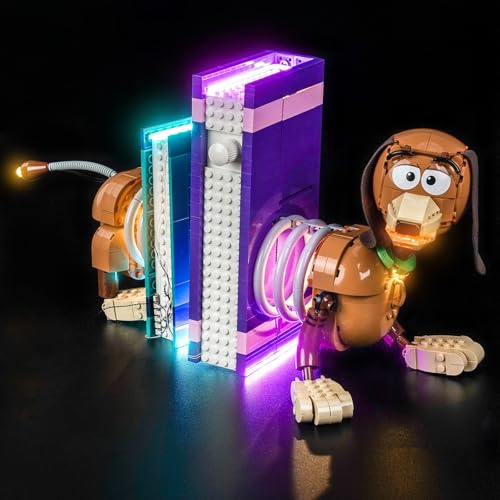 LOCOLEE KIT DE LUCES COMPATIBLE CON LEGO 43301 TOY STORY SLINKY DOG BOOKENDS TODAVÍA SOSTIENE LIBROS ACCESORIOS - 3