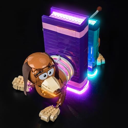 LOCOLEE KIT DE LUCES COMPATIBLE CON LEGO 43301 TOY STORY SLINKY DOG BOOKENDS TODAVÍA SOSTIENE LIBROS ACCESORIOS - 4