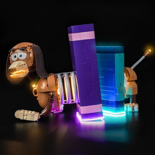 LOCOLEE KIT DE LUCES COMPATIBLE CON LEGO 43301 TOY STORY SLINKY DOG BOOKENDS TODAVÍA SOSTIENE LIBROS ACCESORIOS - 5