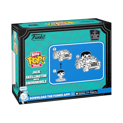 FUNKO POP BITTY RIDE THE NIGHTMARE BEFORE CHRISTMAS JACK WITH SNOWMOBILE DISNEY COLLECTABLE IDEA DE REGALO PRODUCTO OFICIAL - 3