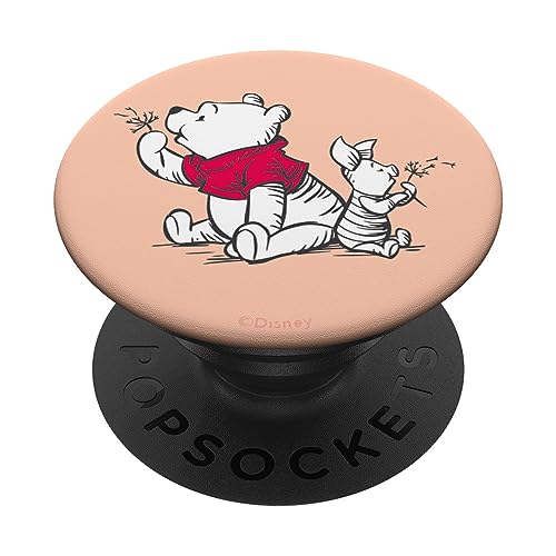 DISNEY WINNIE THE POOH AND PIGLET POPSOCKETS POPSOCKETS ESTÁNDAR DE DIENTE DE LEÓN ROSA - 1